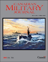 Canadian Military Journal №1 2018