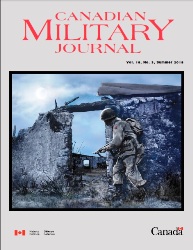 Canadian Military Journal №3 2018