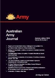 Australian Army Journal №1 2018